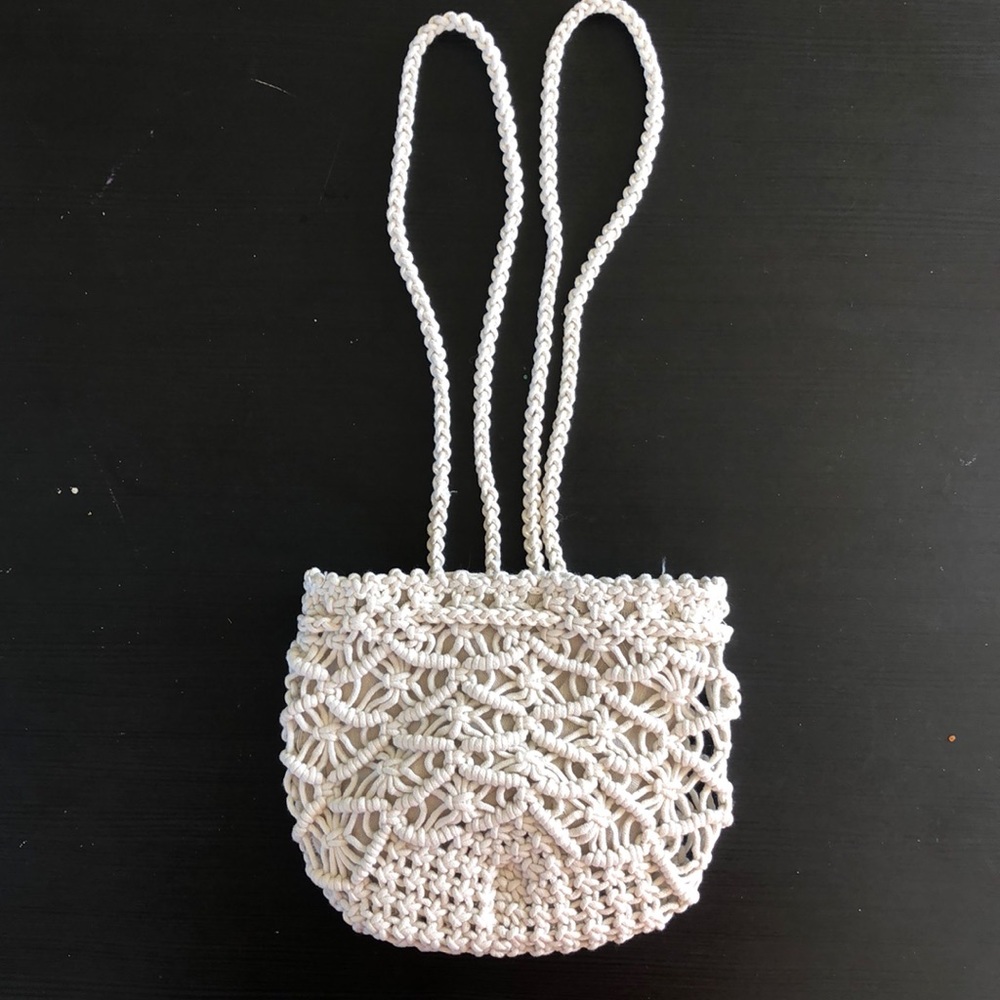 Crochet backpack